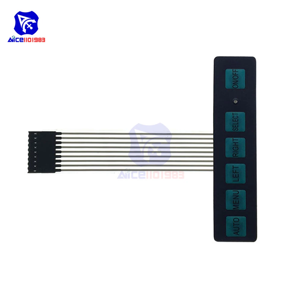 diymore 1x6 Matrix Array 6 Key Membrane Switch Keypad Keyboard | Электронные компоненты и принадлежности