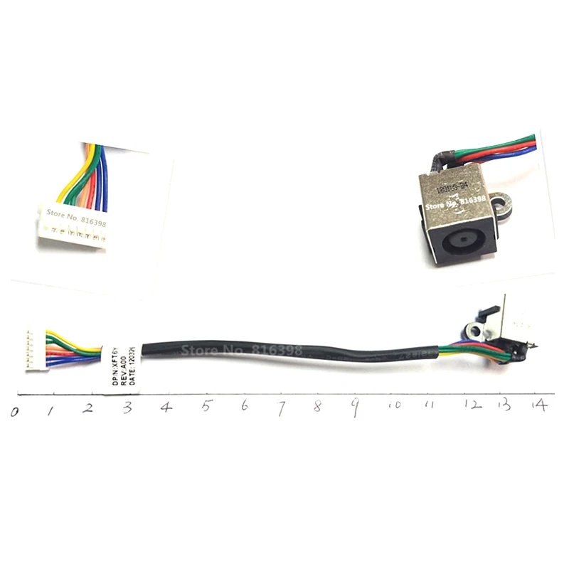 Новый разъем постоянного тока для DELL XPS L501X L502X кабель постоянного тока OEM DDGM6BPB000 13,5 см