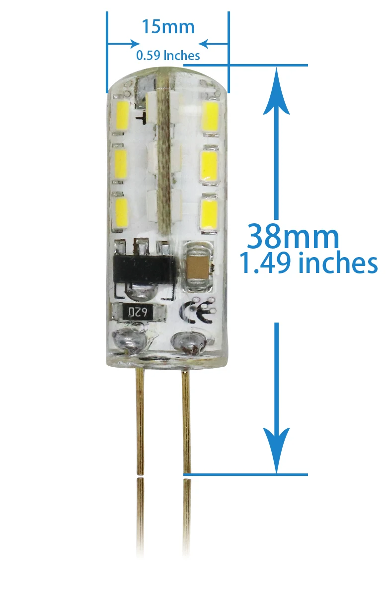 JCKing с регулируемой яркостью 110V 220V SMD3014 24 светодиодный s G4 цоколь 2 Вт ламп замена