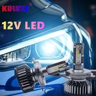 Автомобильные фары KULUZE Canbus H4 H7 LED 6000K 9012 H1 H3 H8 H9 H11 9005 9006 HB3 HB4 H10 H16 H27 880 881 светодиодный ные лампы, автомобильные противотумансветильник