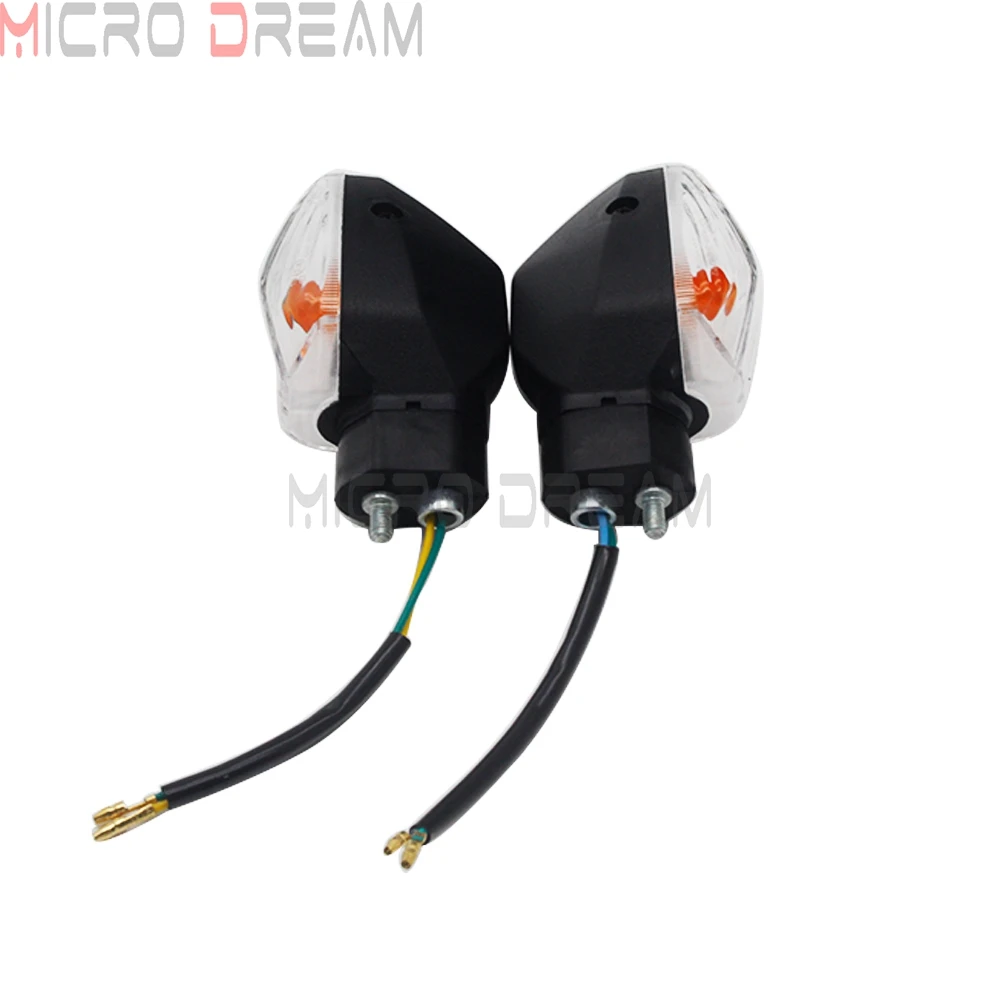 Указатели поворота 2 шт./пара E-Mark E4 для мотоциклов желтого цвета с прозрачными