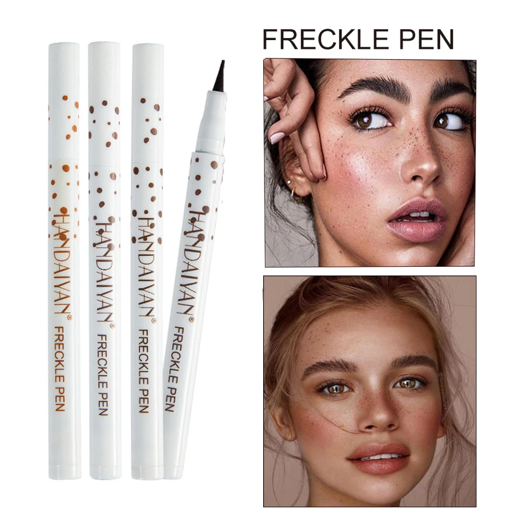 

Водостойкая Подводка-карандаш для макияжа лица, консилер натуральный для ручки веснушек, мягкая гладкая ручка-карандаш для веснушек, 4 цвет...