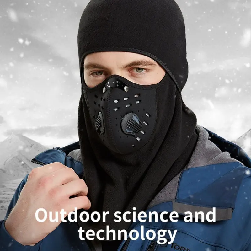 

Winter Warm Windproof Hiking Caps Men Warm Thermal Fleece Balaclava Face Beanies Ski Bike Motorcycle Neck Warmer Helmet Hat New