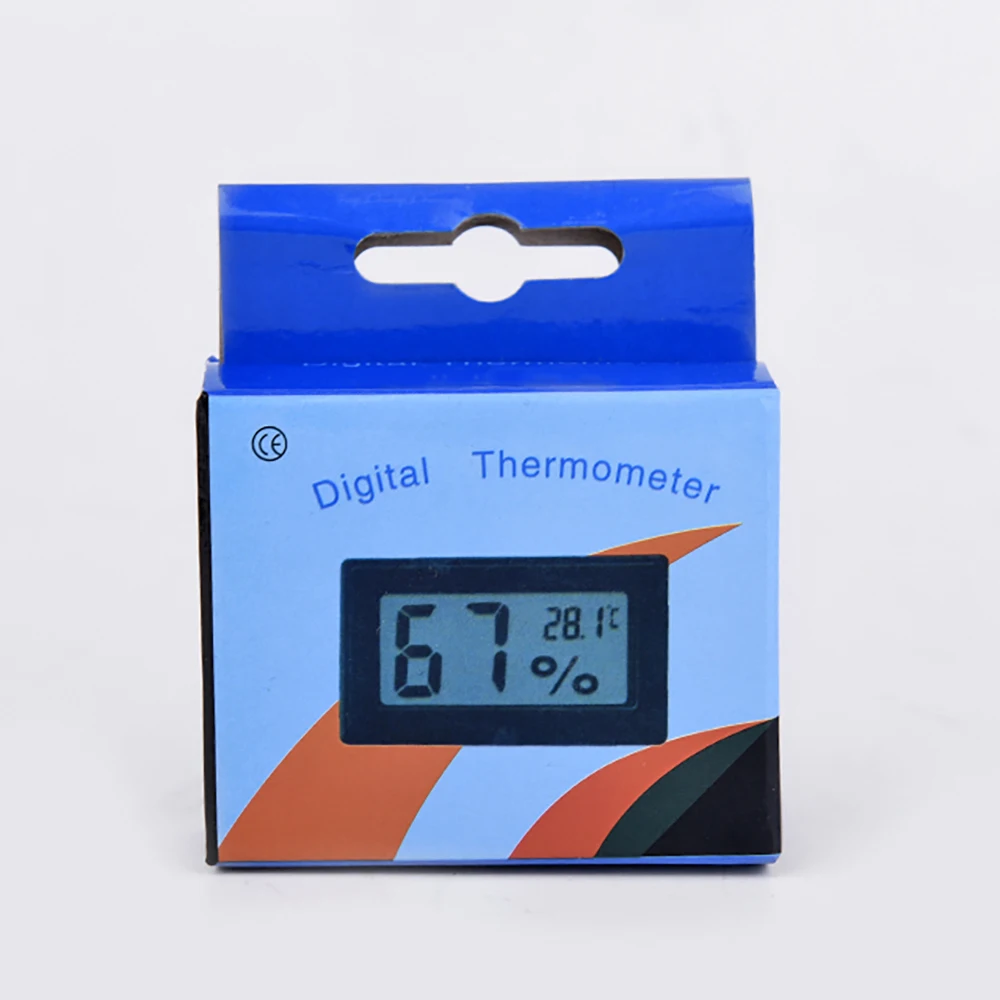 ChanFong Mini Black Digital LCD Temperature Humidity Meter Indoor Room Thermometer Hygrometer Sensor | Инструменты