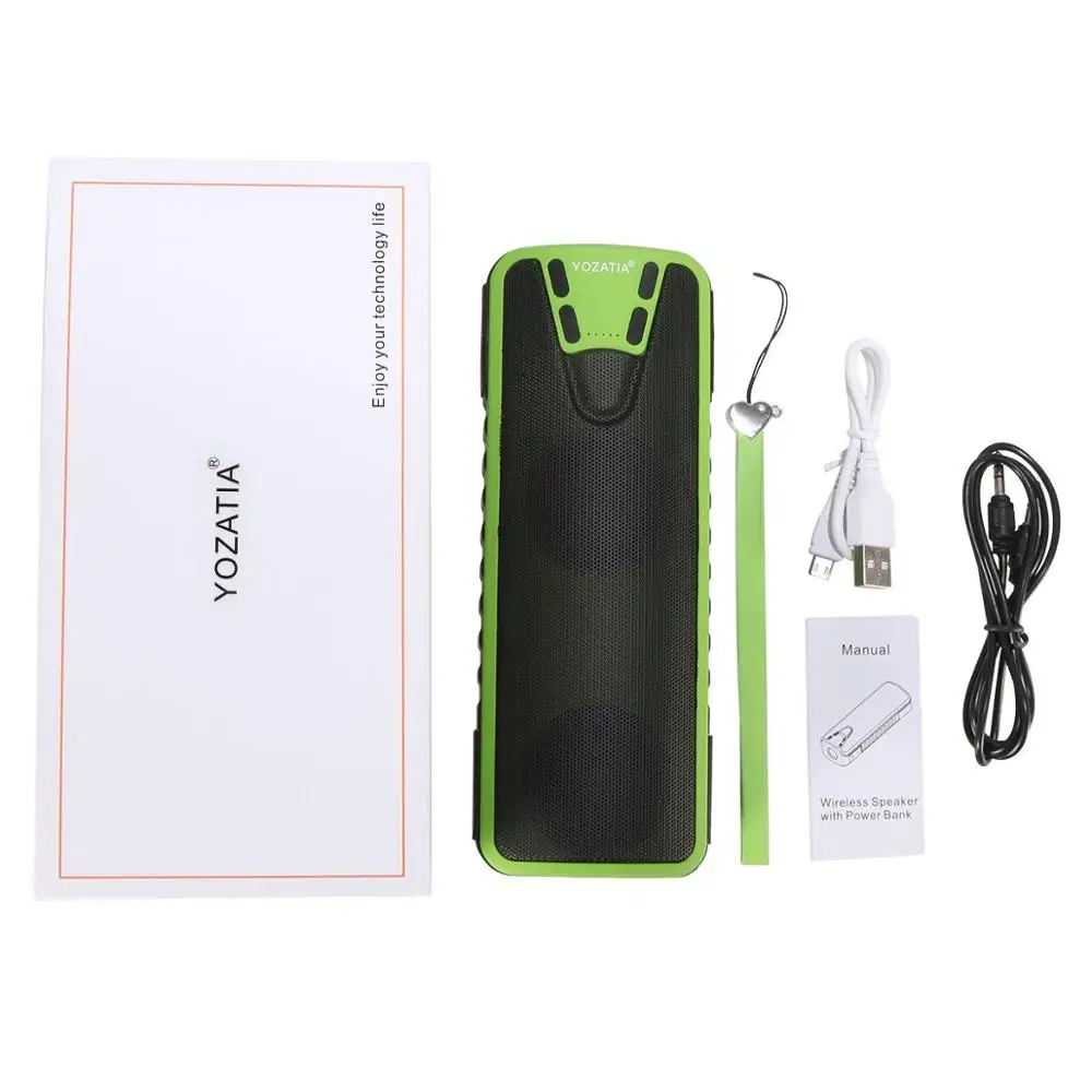 J7 беспроводной динамик Bluetooth V3.0 4000MA power Bank портативный светодиодный Многофункциональный динамик для зарядки
