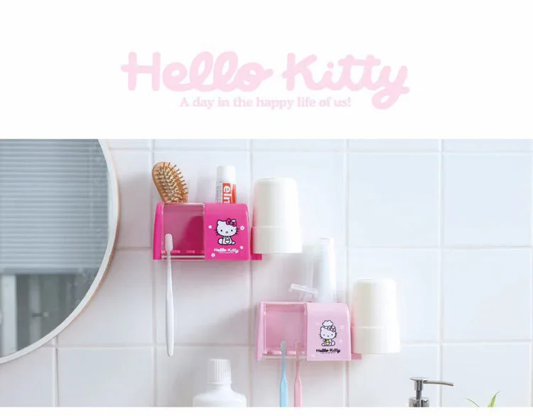 Держатель зубной щетки Hello kitty держатель каппа на присоске KT держатель зубной пасты