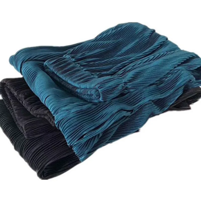 Летние новые женские шифоновые широкие брюки плиссированные свободные с юбкой