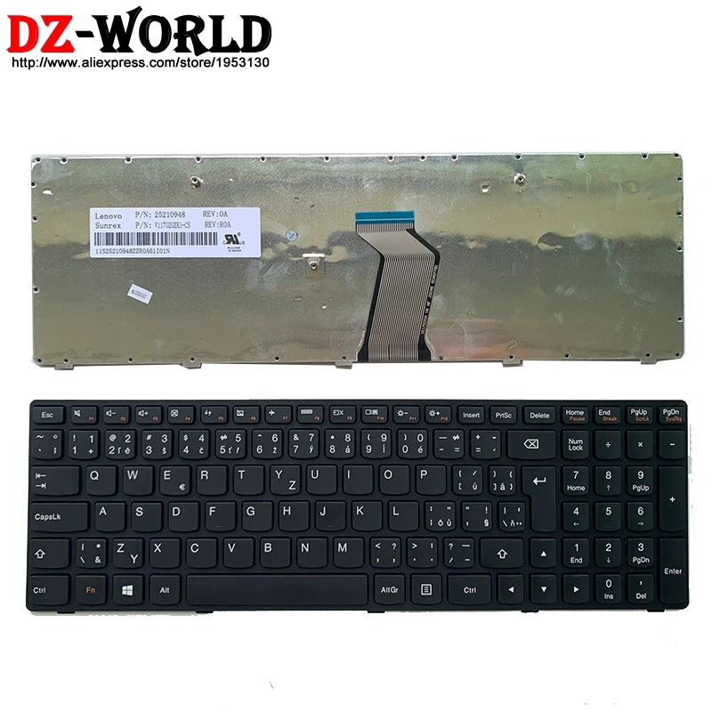 Новая Чешская Клавиатура для ноутбука Lenovo G500 G510 G505 G700 G710 G500A G700A G710A G505A G500AM G700AT Teclado