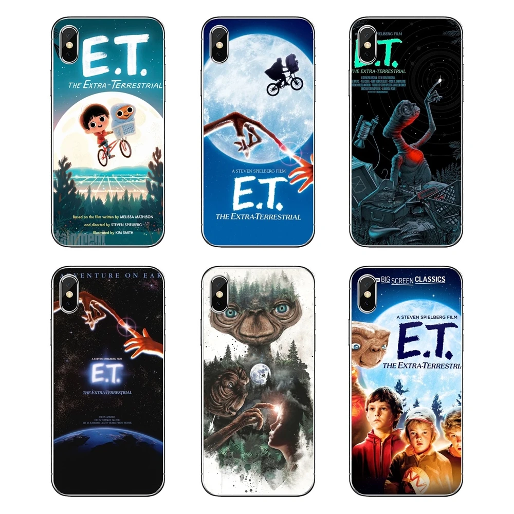 Transparent Soft Cases Covers E.T. The Extra-Terrestrial For iPod Touch iPhone 4 4S 5 5S 5C SE 6 6S 7 8 X XR XS Plus MAX |