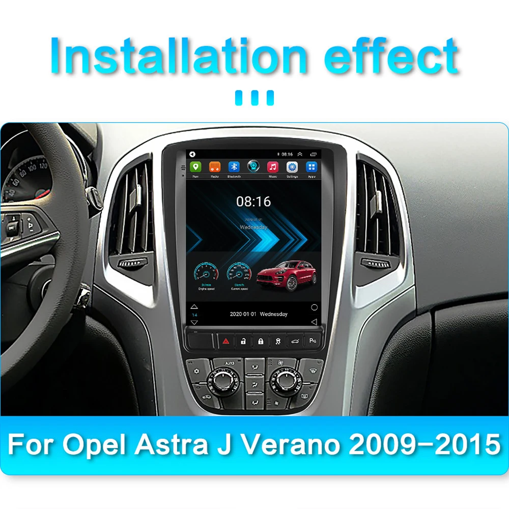 Автомагнитола для Opel Astra J Verano мультимедийный видеоплеер на Android 10 с Gps 2009 2010 2011-2015