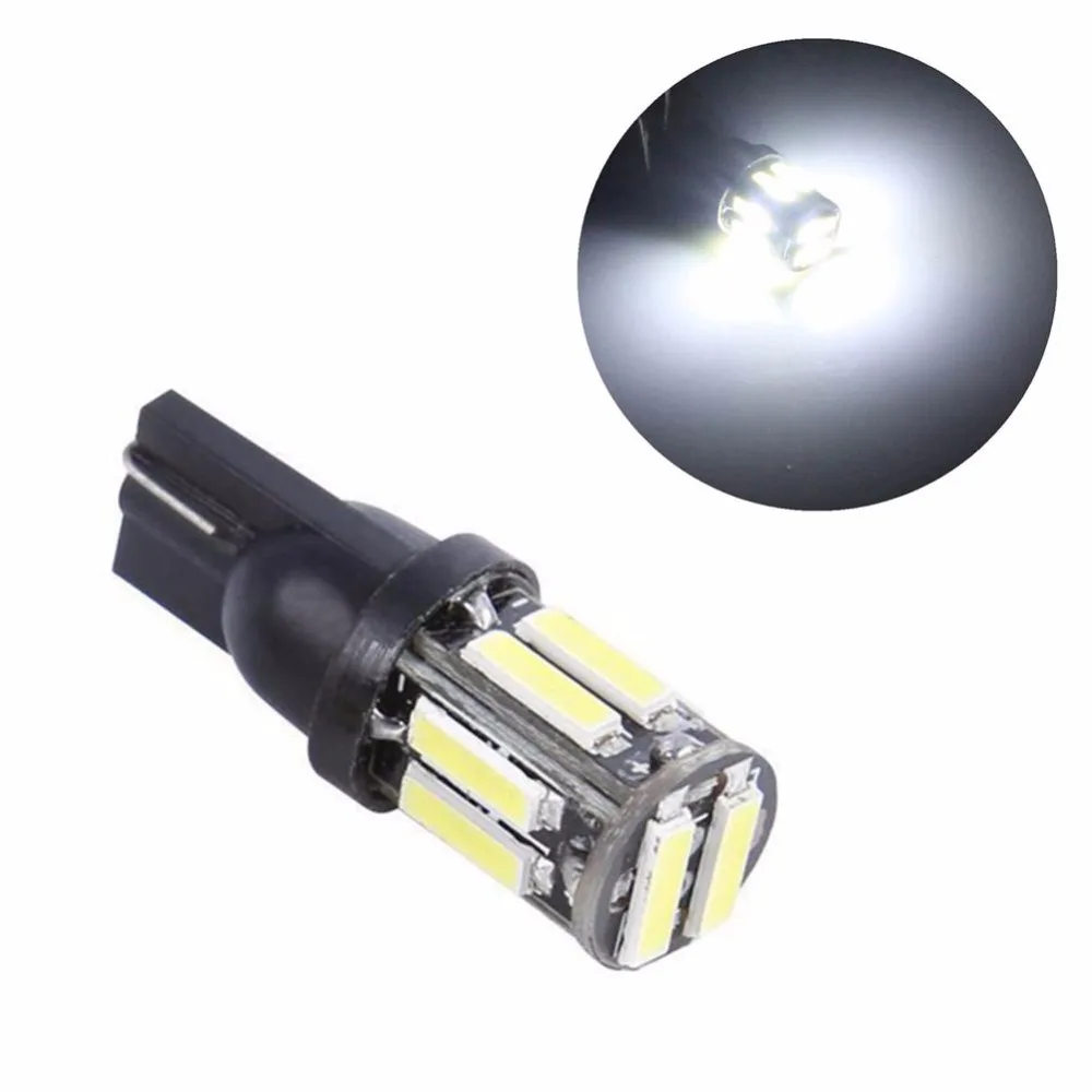 T10 светодиодный 194 168 W5W 10 7020 SMD автомобильная лампа с клиновидным цоколем Запасная