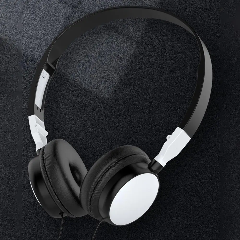 Проводные Складные Наушники с разъемом 3 5 мм Hi-Fi аудио бас стереогарнитура 9D