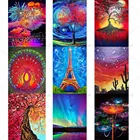 Алмазная вышивка 5D сделай сам, Рисунок мозаики, фантазия, красочное дерево, картина, домашний декор, Подарочная алмазная живопись, наборы для вышивки крестиком