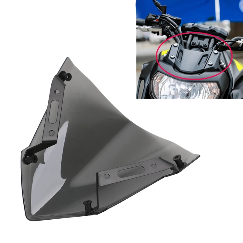 

Top!-Windshield Windsn for YAMAHA MT-07 FZ-07 2018 2019 2020 Motorcycle Accessories Pare-Brise Wind Deflectors MT07 FZ07 MT