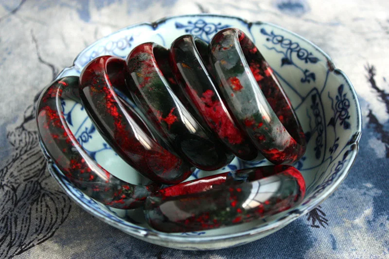 Genuine Natural Peach Blossom Jade Bangle Plum Flower Bangles Women Jewelry | Украшения и аксессуары