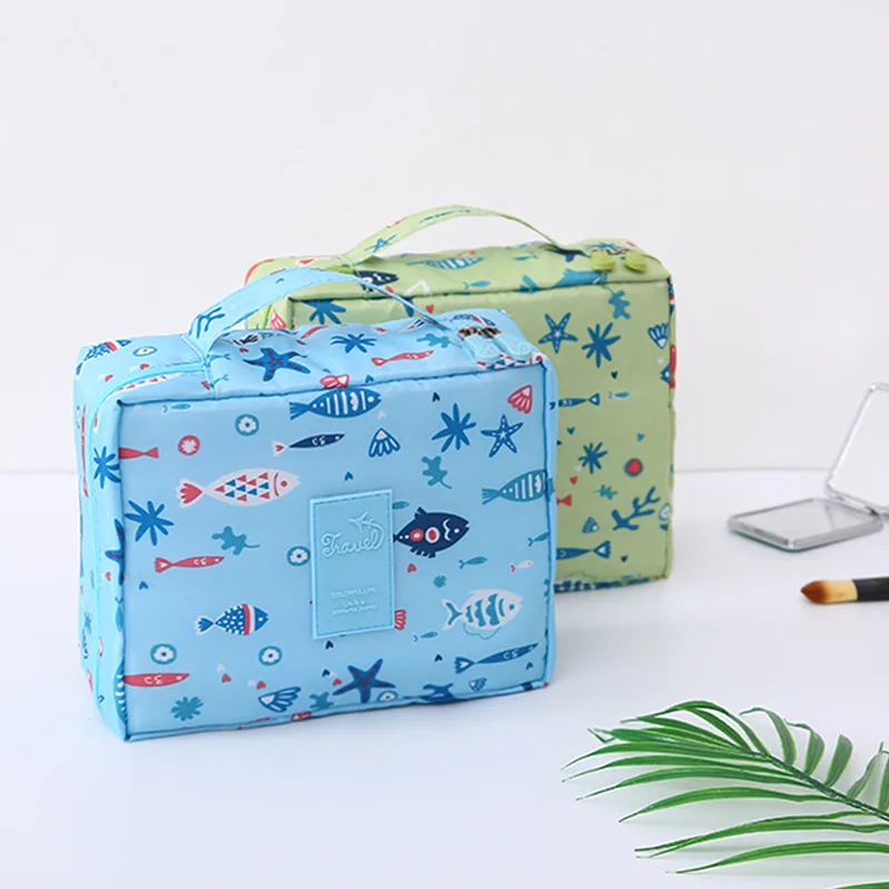 Женские косметички Женская креативная дорожная сумка удобная нейлоновая