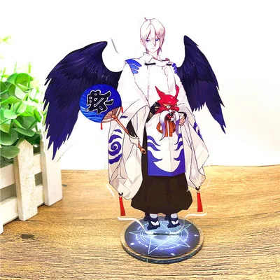 Игра Onmyoji брелок onikiri Ootengu aoandou Momo Ibaraki douji милый забавный мультфильм акриловый ключ chian модные персонализированные ювелирные изделия - Цвет: 2
