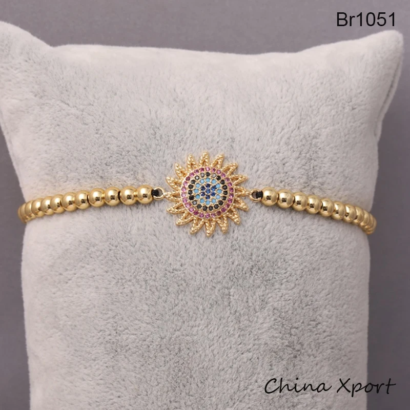 Красивые браслеты с подсолнухами для мужчин и женщин плетеные Новое поступление