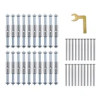 K1KA 20 пар 86 Тип настенный выключатель кассета нижний Чехол Инструменты для ремонта повреждений Регулируемая длина кронштейн рычаг винт для розетки