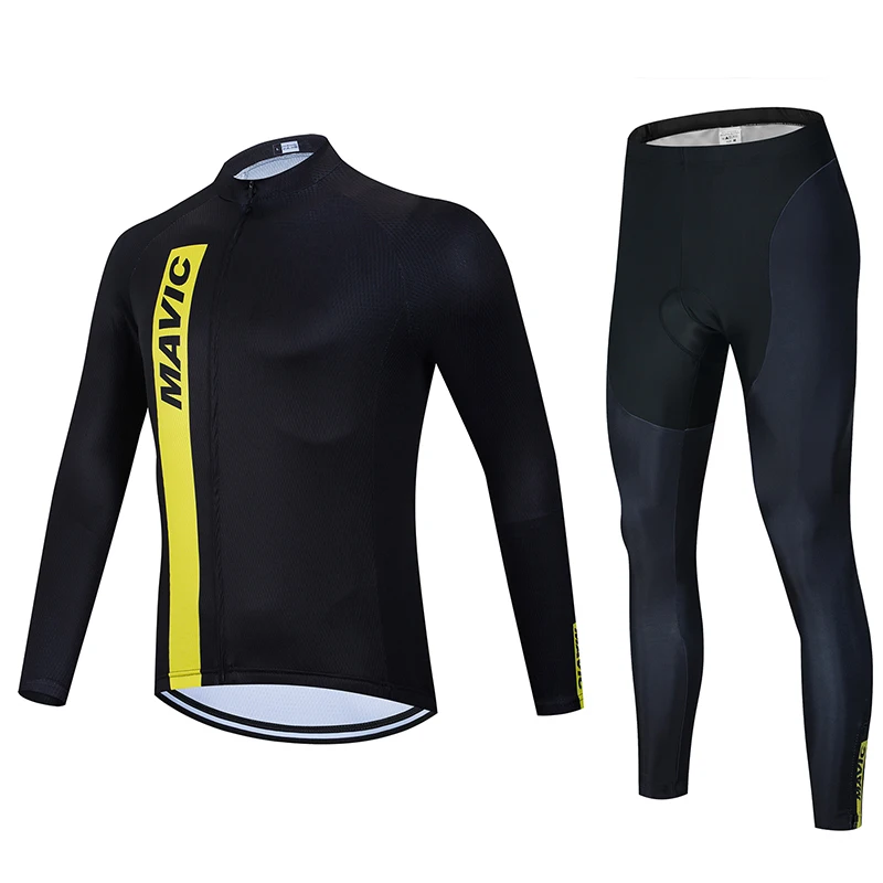 2020 MAVIC Pro осенне зимний командный костюм с длинными рукавами для велоспорта
