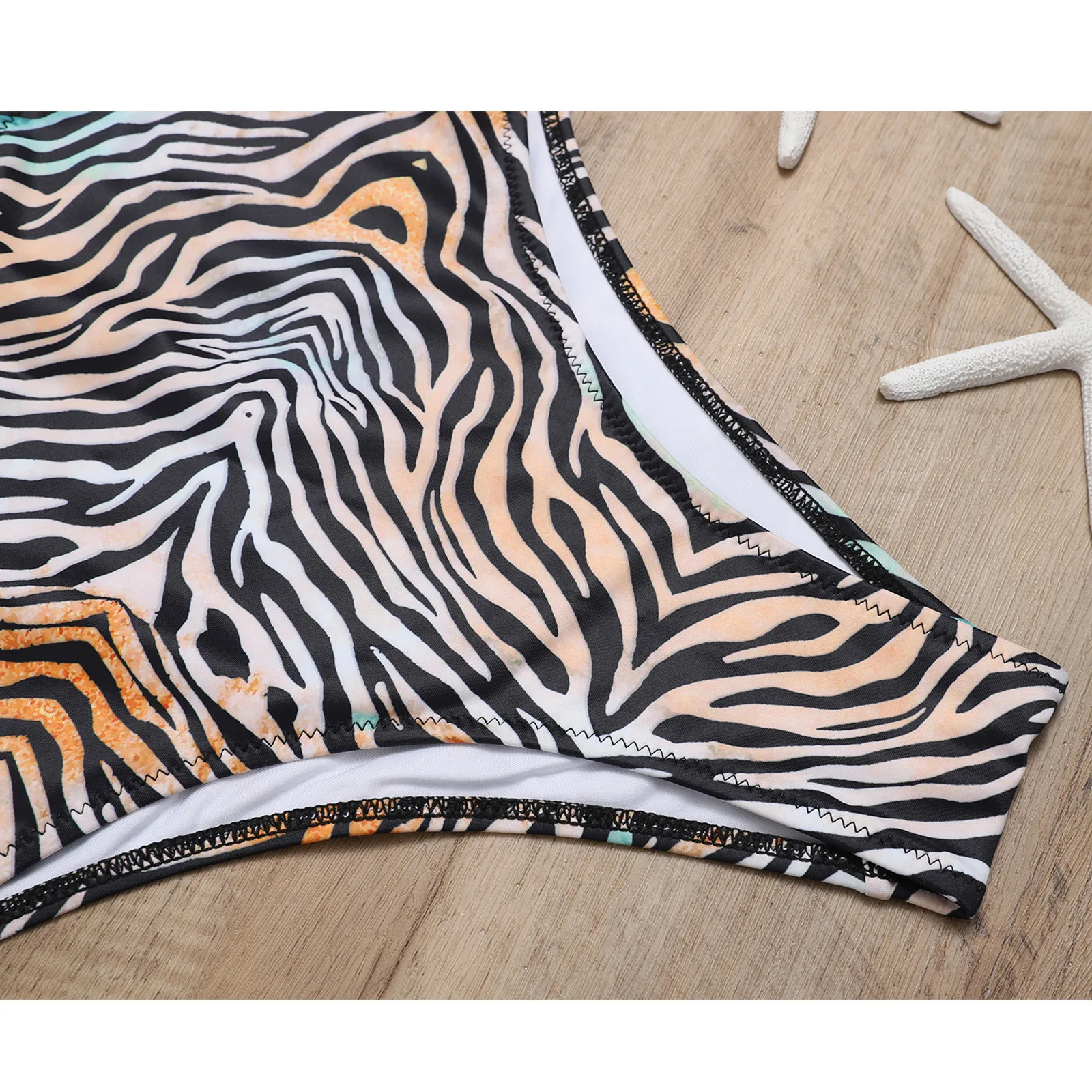 

Bikini Mujer 2021 Women's Swimsuits Leopard Printing Bikinis Push-Up Pad High Waist Swimwear Beachwear stroje kapielowe damskie