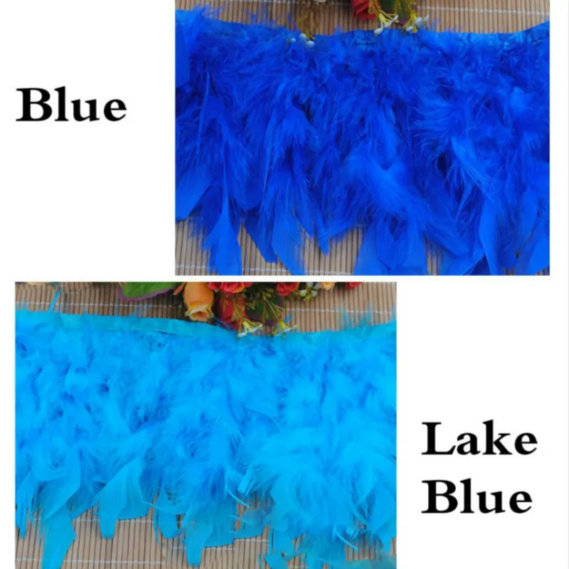 Перья индейки для рукоделия отделка бахромой перо Разрывное полотно боковой