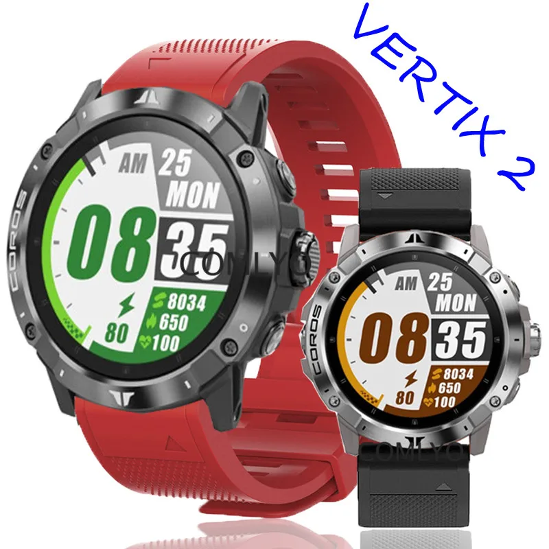 2021 suave banda para Coros VERTIX2 Smartwatch correa de silicona fácil y rápido forma física deporte bandas cinturón de pulsera adsl internet 2 Ver