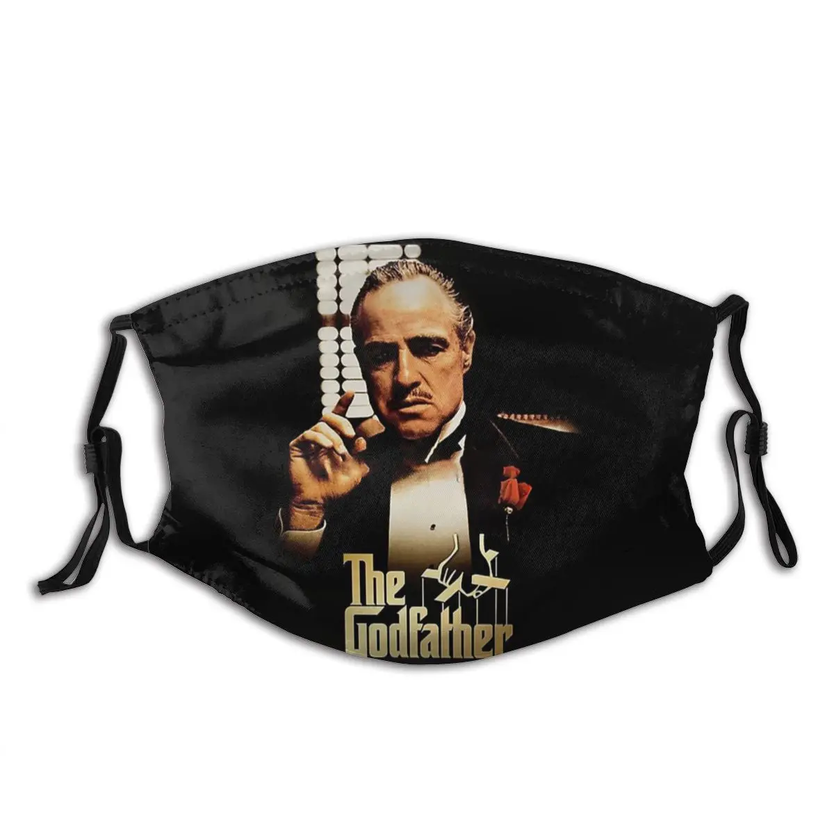 

The Godfather Francis Coppola Al Pacino Movies Reusable Mouth Face Mask Anti Haze Dust Proof with Filters Earloop Protection