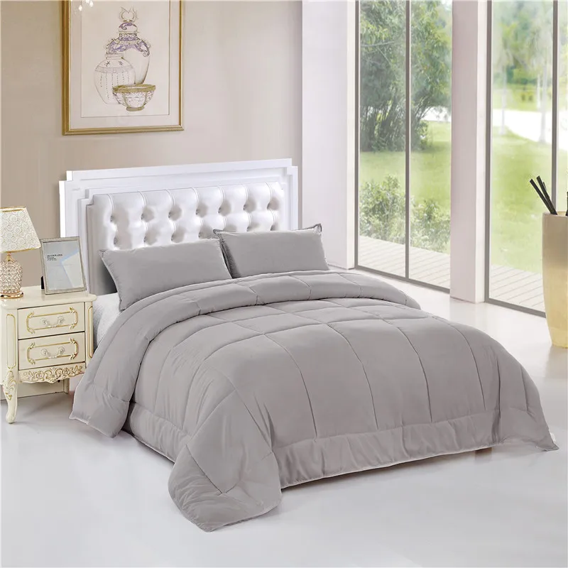

Summer Nordic Down Velvet Quilt Thickened Warm Hotel Quilt Winter Quilt King Size Blanket Cover Warm Thick Blanket Duvets