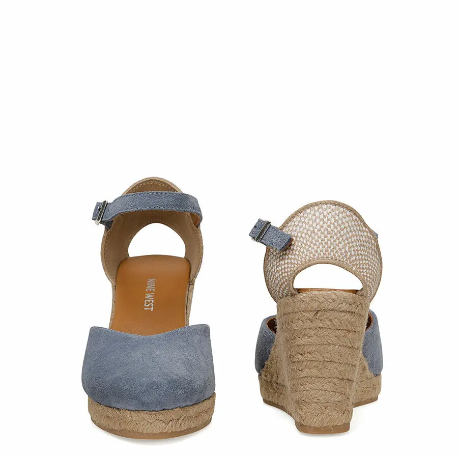 

Women Sandals Nine West Fede Blue Women'S Heeled Shoes