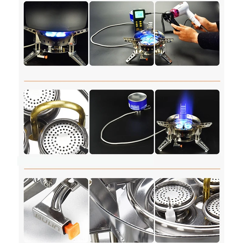 

BUlin Camping Burner 6800W Outdoor Portable Camping Stove Backpacking Stove for Cooking Camping Hiking