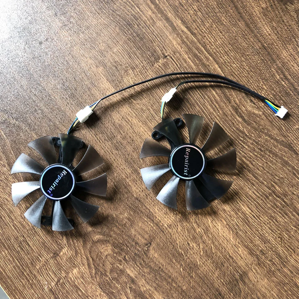 2 шт./компл. Geforce GTX950 GTX960 GPU Графика карты Cooler VGA вентилятор для Zotac GTX 950/960 AMP