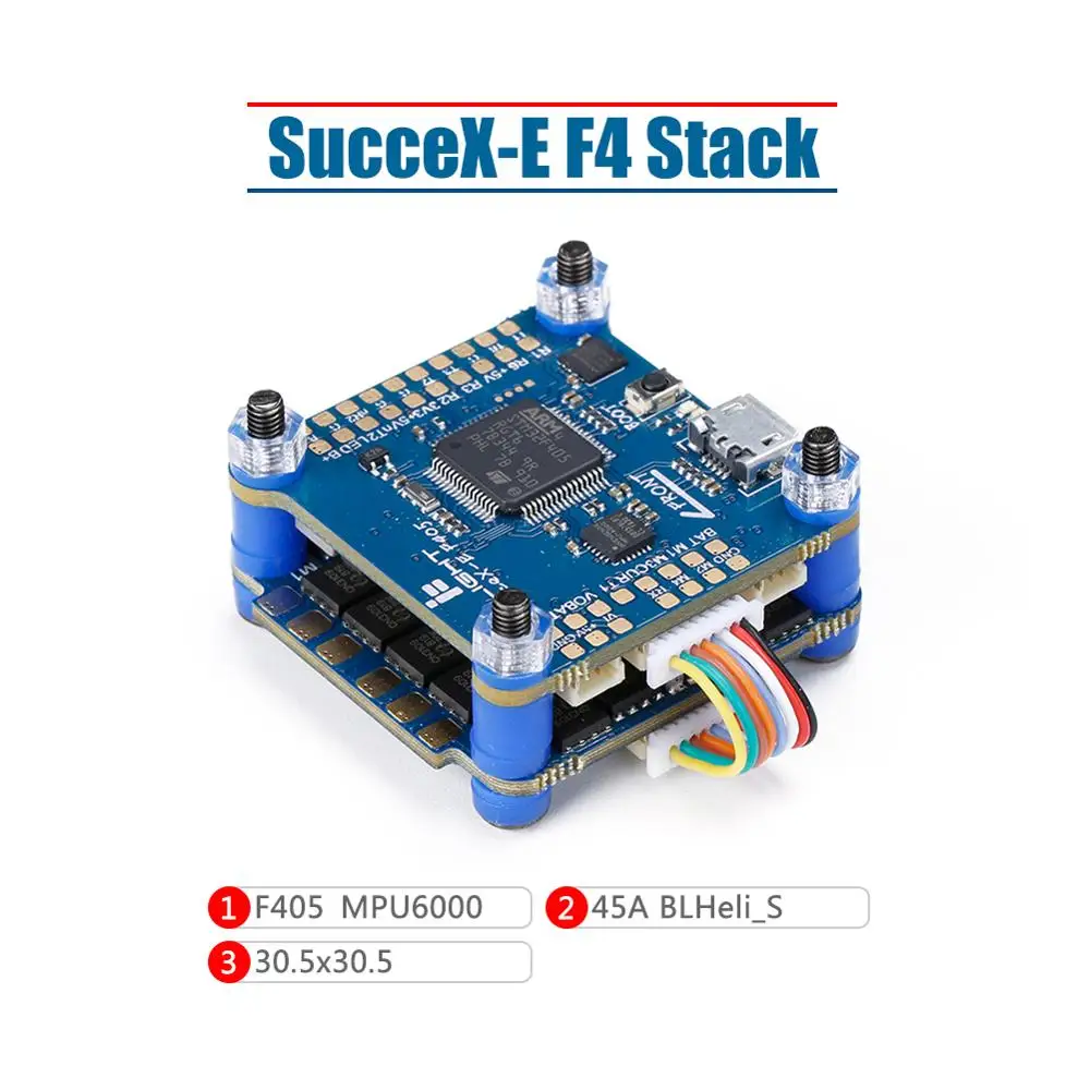 IFlight SucceX E F4 V2.1 игровые Джойстики + 45A ESC 800 МВт VTX полета стек башни для RC DIY небольшой