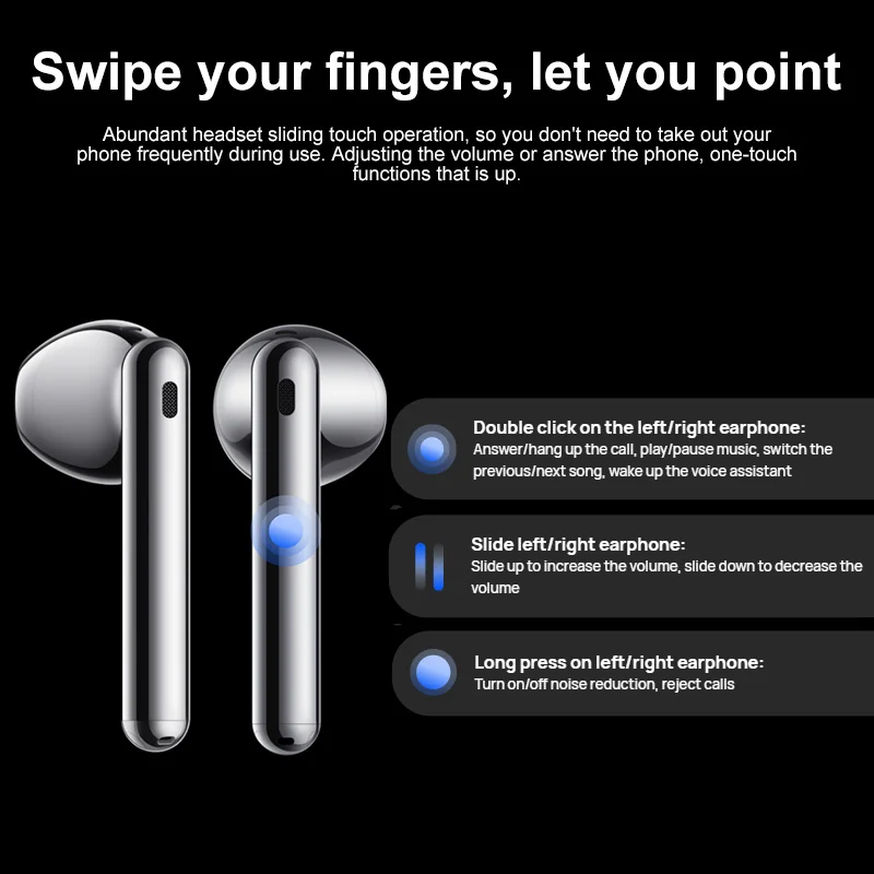 huawei freebuds 4 tws earphone bluetooth semi open active noise reduction 2 0 high resolution sound quality free global shipping