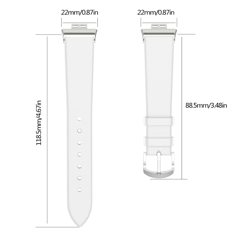 

Watch Band Leather Smart Watch Wrist Band Strap Wristband for huawei Watch Fit with Tools Replacement