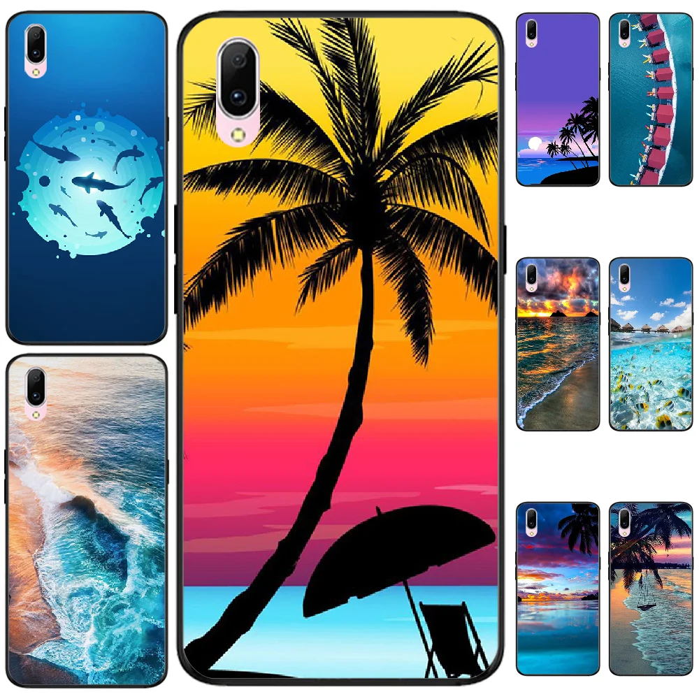 Чехол для телефона BaweiTE Summer nature sea blue Ocean Waves DIY Printing для VIVO V11 9 7 5 5S 11I Y11PRO V7 7PLUS Y31.