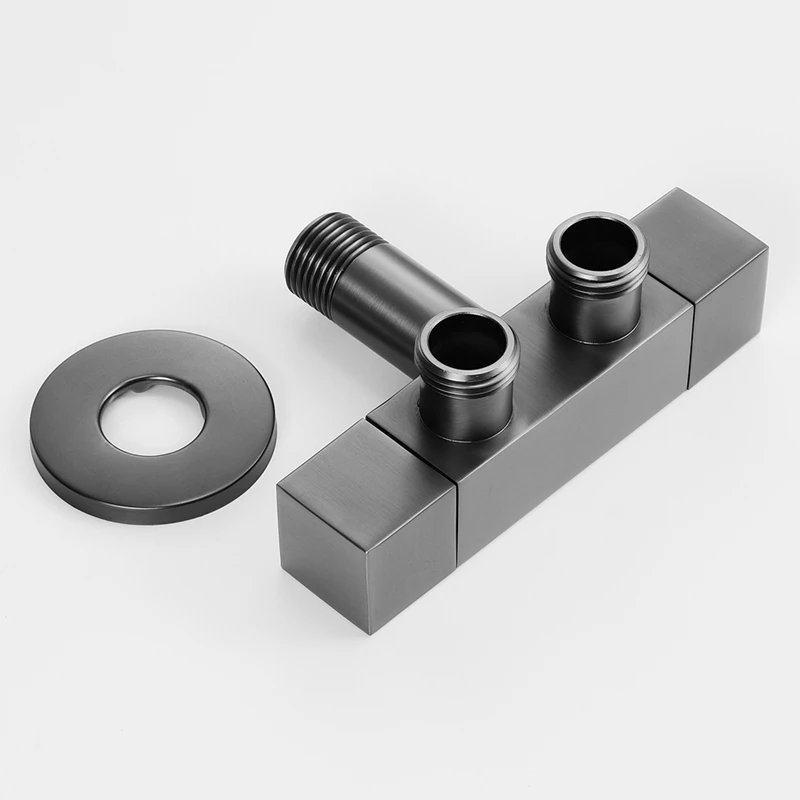 

Handheld Bidet Spray Shower Set Toilet Sprayer Douche Kit Bidet Faucet Round Gray Nozzle 1.5M Hose