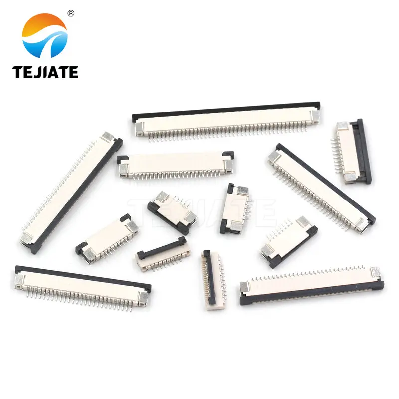 10 шт. FFC/FPC соединитель плоский кабель гнездо 1 0 мм адаптер 4/5/6/8/9/10/12/14/15P вниз Тип