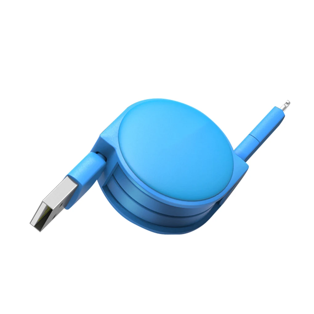 Выдвижной 1 м 2 в 1 USB кабель Быстрая зарядка Замена для iPhone samsung USB ЗУ для мобильного телефона Кабели
