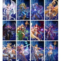 12 zodiac goddess fairy painting diy full drills crafts for adults mosaic diamond paint woman figure beauty jewel cross stitch