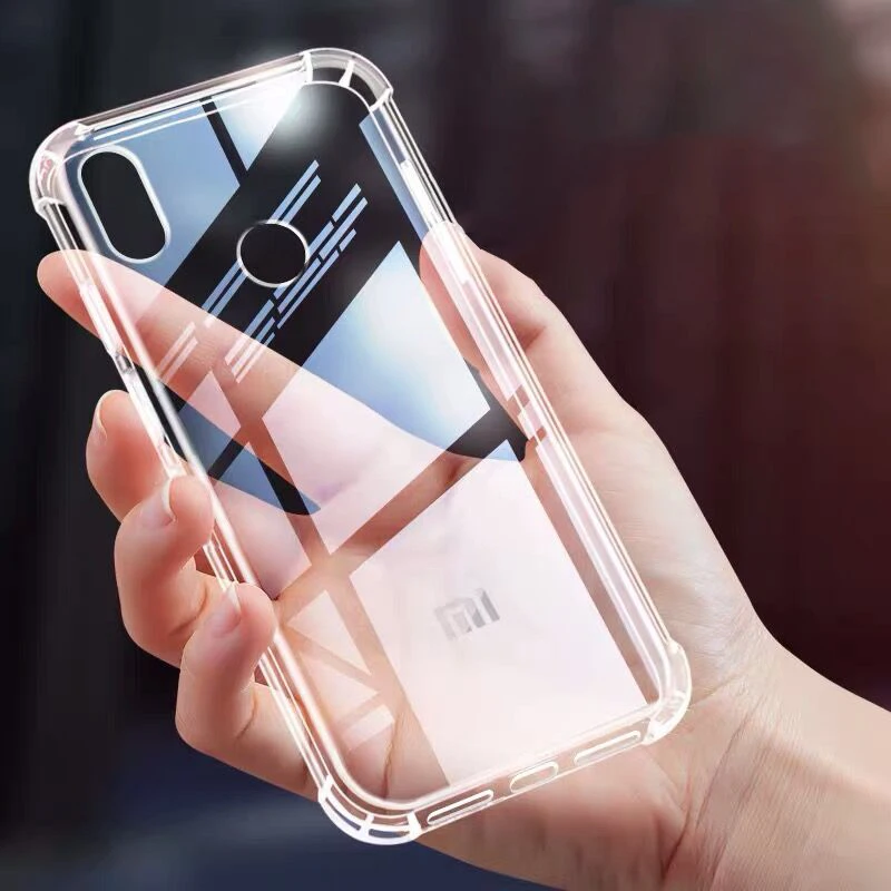 Luxury Shockproof Case For Xiaomi Redmi Note 9 8 7 6 5 Pro 8t 9s Transparent Soft Clear 8a 7a 6a 5a K20 K30 | Мобильные телефоны и