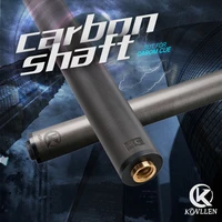 konllen billiard carbon fiber 3 cushion carom cue stick shaft uni loc radial pin 388 pin joint carbon billiard kit for peri