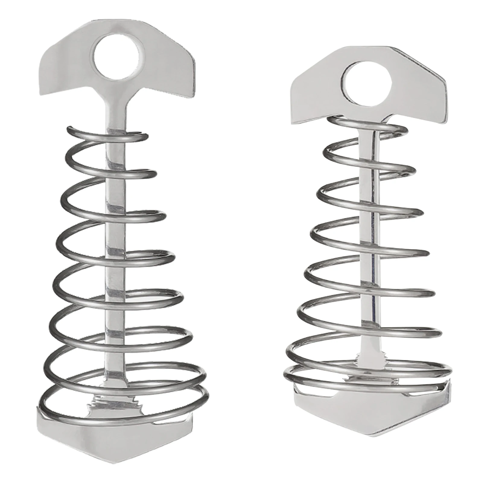 

70/80x30mm Fishbone Tent Rope Tightener With Spring Buckle Stainless Steel Deck Tie Down Anchor Cord Adjuster For Camping