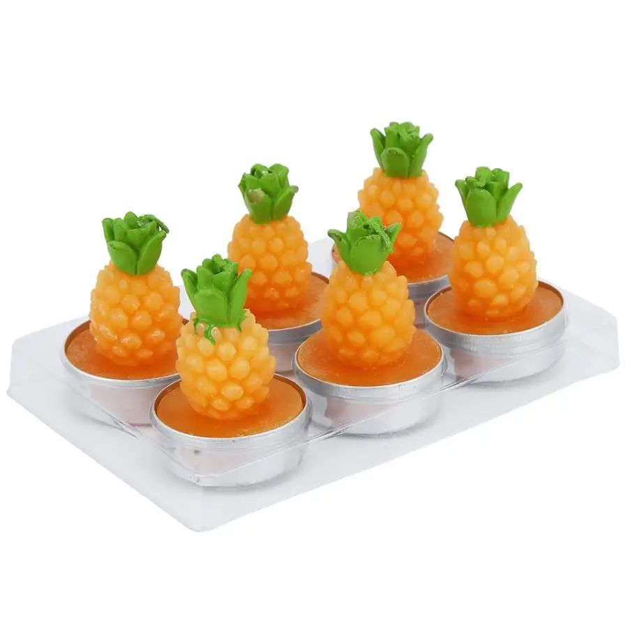 6 шт. ароматические свечи декоративные светильник Чи для дня рождения свадебное