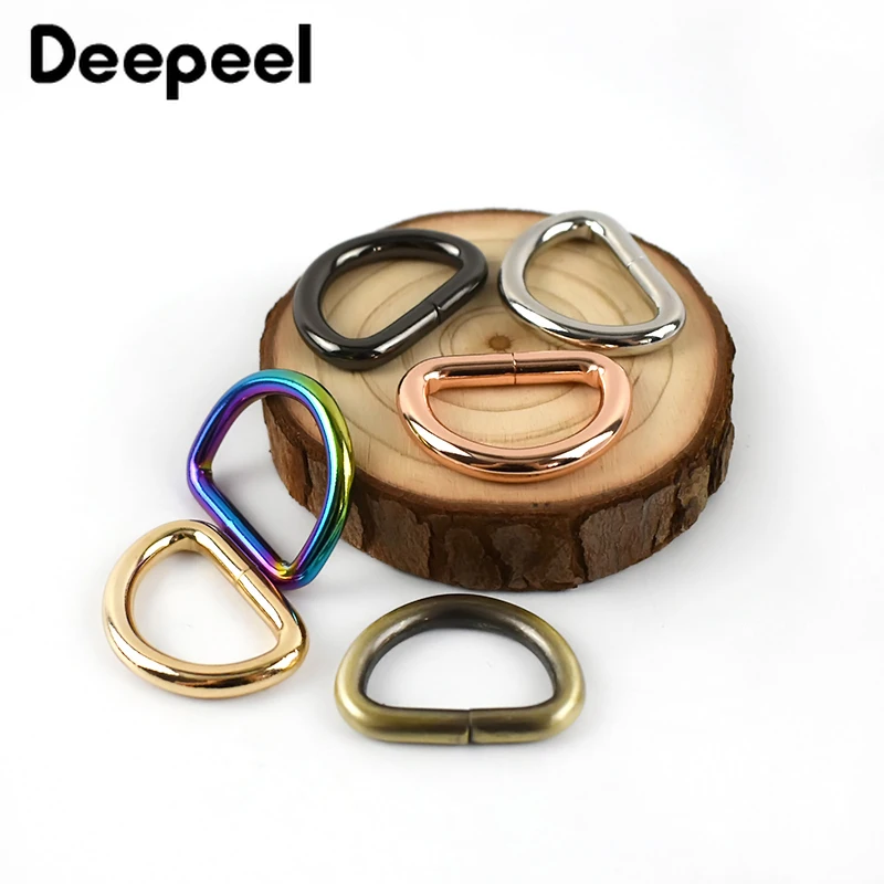 10 шт. Deepeel 25 мм металлические круглые кольца-пряжки тесьма застежка сделай сам для