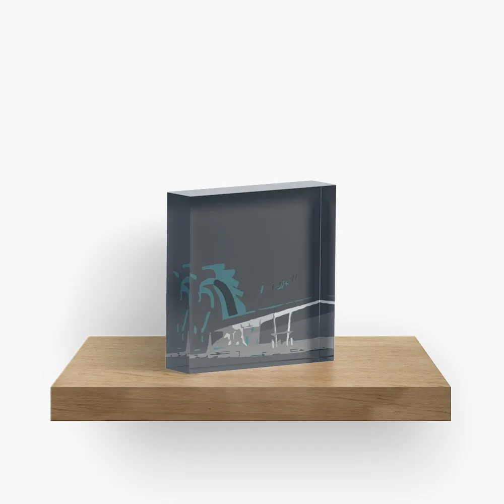 Kentucky Route Zero Equus масла акриловые блоки печать семья чистые украшения штамповка