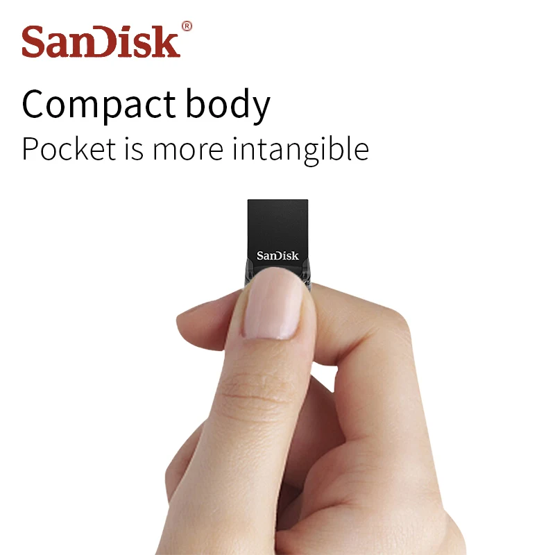 SanDisk Fit USB флэш-накопитель 128 Гб 64 ГБ 32 16 CZ430 мини-накопитель 3 1 до 130 МБ/с./с Флэшка