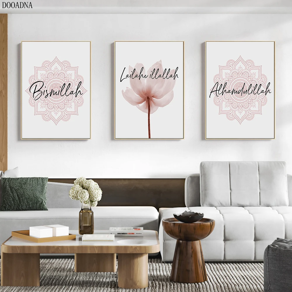 

Pink romantic flower home decoration painting pink peony elegant living room canvas wall art nordic bedroom poster printing