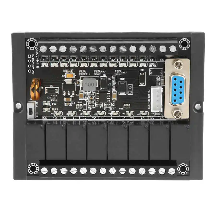 PLC Programmable Controller DC10-28V Relay module FX1N-20MR with Base Industrial Control Board Logic | Обустройство дома
