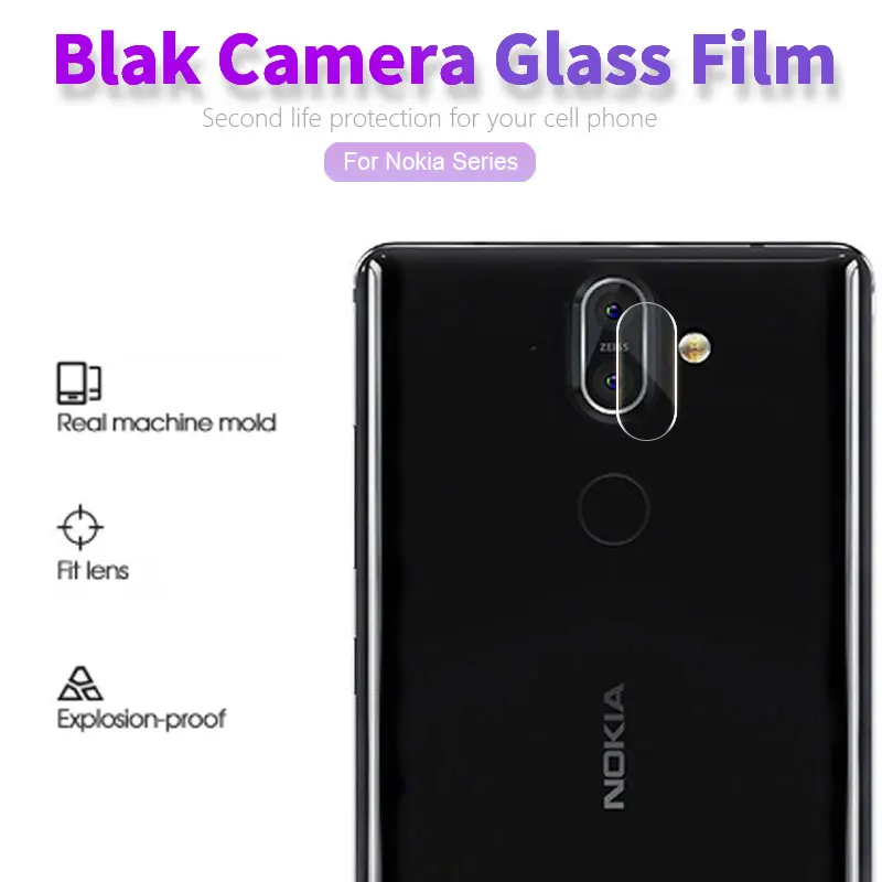 Защитная пленка для задней камеры из закаленного стекла Nokia 7 1 8 X X2 X6 X7 2018 Plus Sirocco